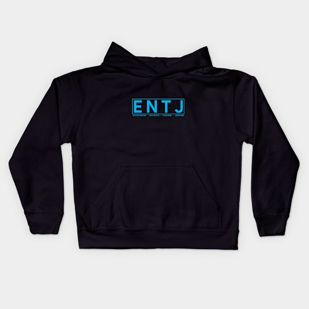 ENTJ Personality (Modern Style) Kids Hoodie by personalitysecret